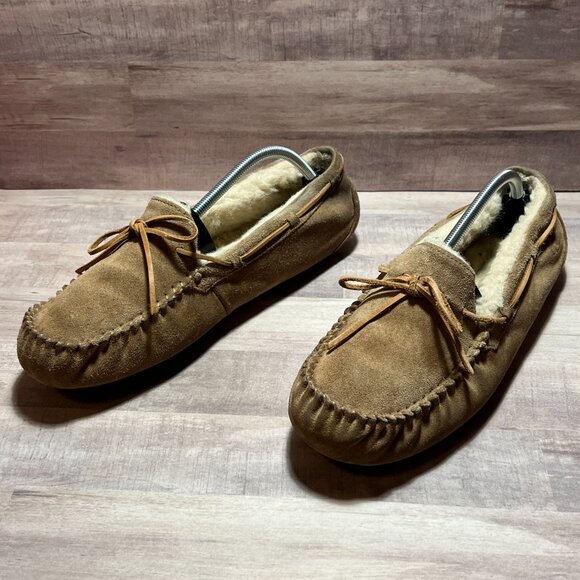 UGG Dakota Slip on Mocassin Suede Light Tan Women's Size 11 - Picture 3 of 10